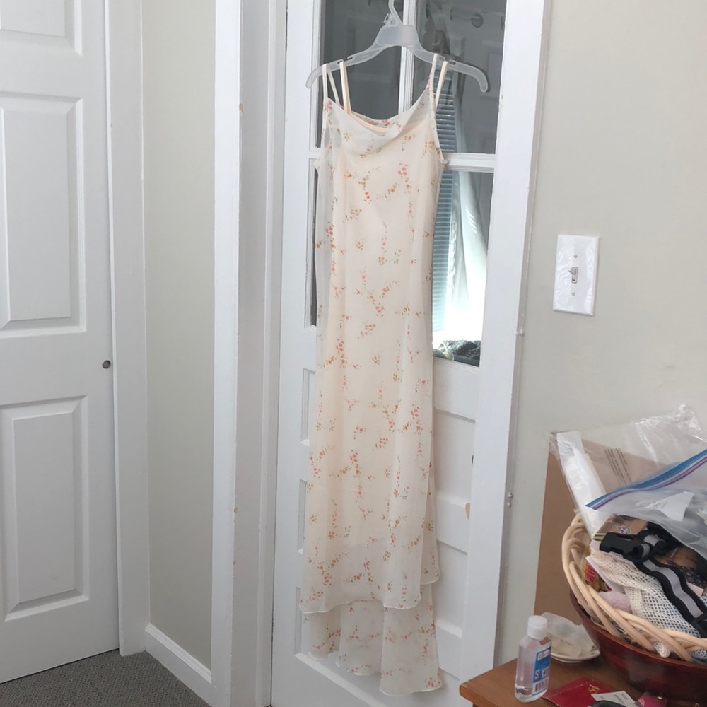 Floral tiered dress, sleeveless